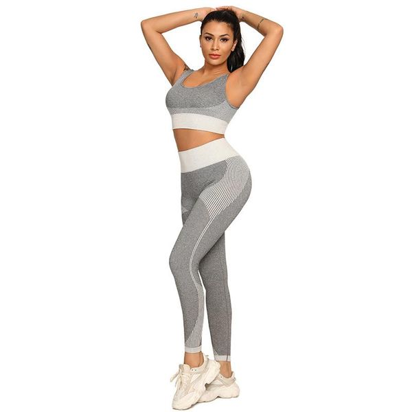 2021 women gym 2 piece seamless yoga suit female training fitness set yoga bra leggings set jogger running suit workout clothing, White;red
2021 women gym 2 piece seamless yoga suit female training fitness set yoga bra leggings set jogger running suit workout clothing, White;red