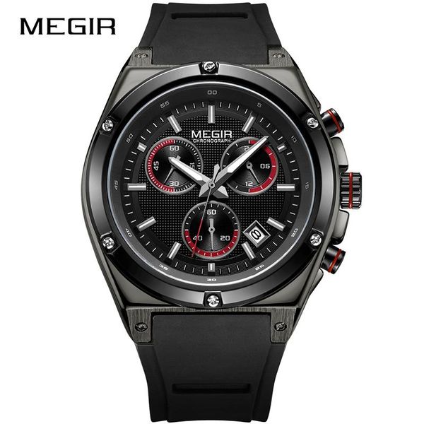wristwatches megir waterproof silicone sport watch men chronograph quartz watches male relogio masculino army military cloc, Slivery;brown
wristwatches megir waterproof silicone sport watch men chronograph quartz watches male relogio masculino army military cloc, Slivery;brown