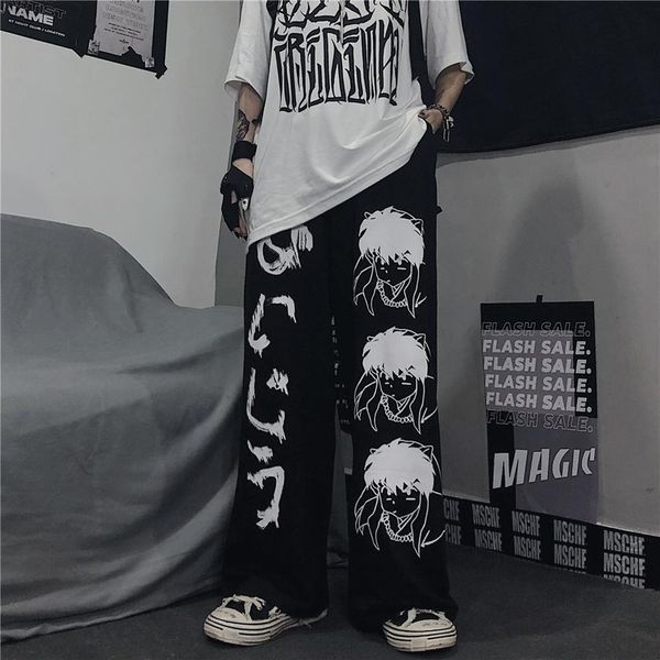 japanese harajuku anime wide pants women hippie streetwear black sweatpants korean style pants large size women trousers, Black;white
japanese harajuku anime wide pants women hippie streetwear black sweatpants korean style pants large size women trousers, Black;white
