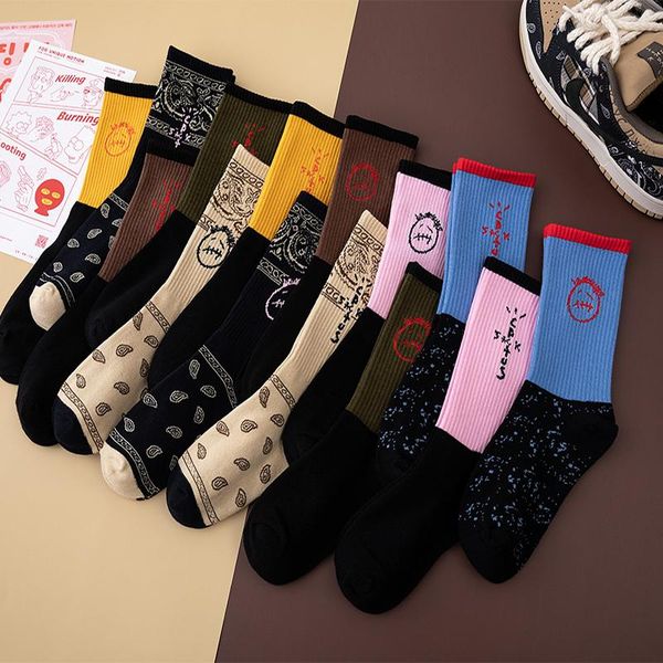 men's socks 2021 travis scosocks streetwear men cactus jack hip hop harajuku skateboard calcetines, Black
men's socks 2021 travis scosocks streetwear men cactus jack hip hop harajuku skateboard calcetines, Black