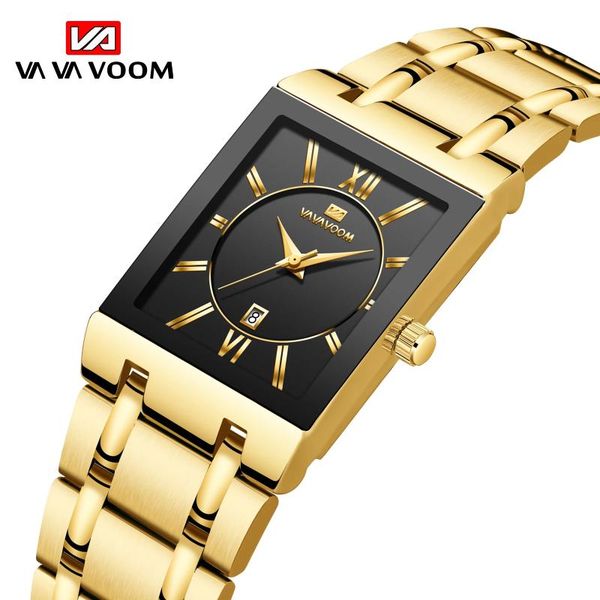 wristwatches men business watch simple design luxury fashion rectangular black gold stainless steel calendar waterproof quartz men's wa, Slivery;brown
wristwatches men business watch simple design luxury fashion rectangular black gold stainless steel calendar waterproof quartz men's wa, Slivery;brown