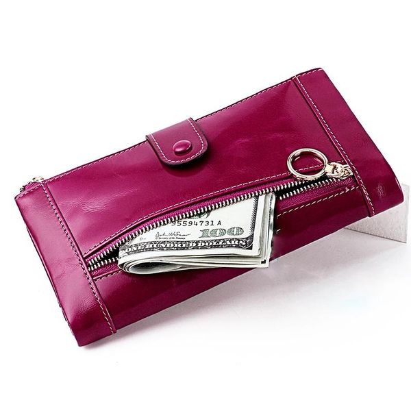 new product fashion ladies wallet leather casual long first layer cowhide women's clutch, Red;black
new product fashion ladies wallet leather casual long first layer cowhide women's clutch, Red;black