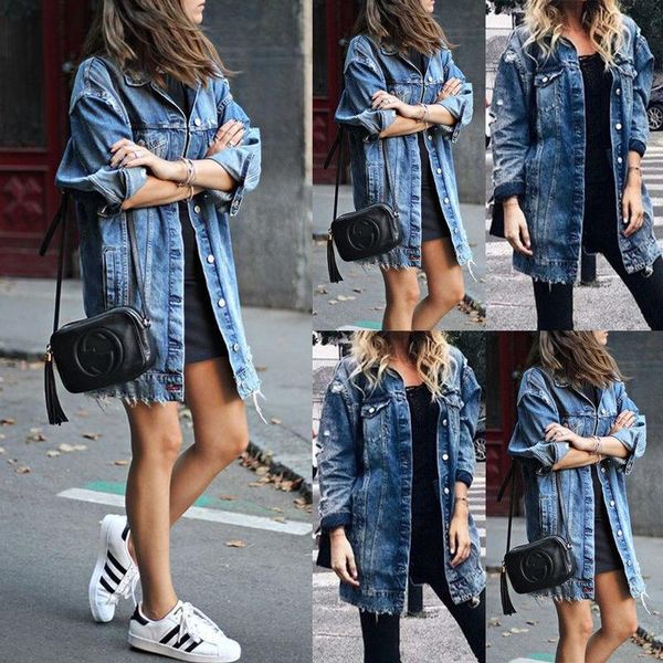 women's jackets basic coat holes baggy denim jacket long sleeve loose street style outwear winter, Black;brown
women's jackets basic coat holes baggy denim jacket long sleeve loose street style outwear winter, Black;brown