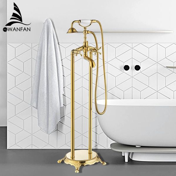 bathtub faucets luxury gold brass bathroom shower faucet rain handheld euro floor stand telephone bath shower mixer tap wf-5021k
bathtub faucets luxury gold brass bathroom shower faucet rain handheld euro floor stand telephone bath shower mixer tap wf-5021k