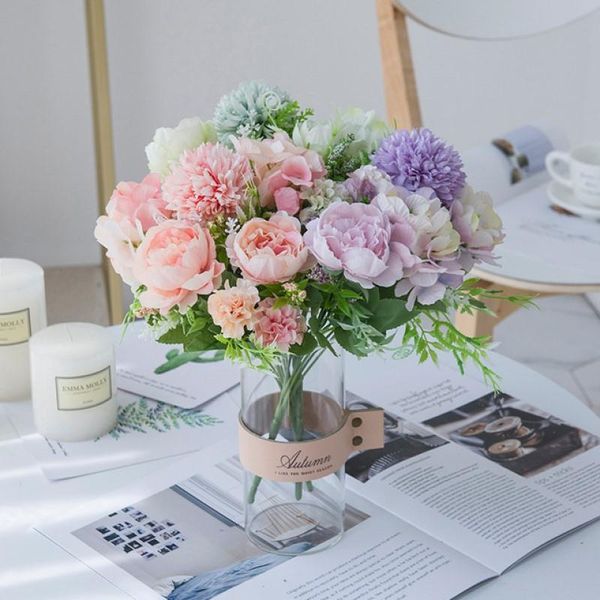 decorative flowers & wreaths 1pcs 31cm rose pink silk peony artificial bouquet for valentines day gifts diy home wedding party decoration fa
decorative flowers & wreaths 1pcs 31cm rose pink silk peony artificial bouquet for valentines day gifts diy home wedding party decoration fa