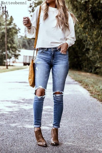 women's jeans fashion ripped casual high waist mom women denim pants boyfriend for vintage destroyed pencil, Blue
women's jeans fashion ripped casual high waist mom women denim pants boyfriend for vintage destroyed pencil, Blue