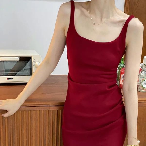casual dresses simple solid color suspender long and short stretch summer style fried street dress vestido midi elegante, Black;gray
casual dresses simple solid color suspender long and short stretch summer style fried street dress vestido midi elegante, Black;gray
