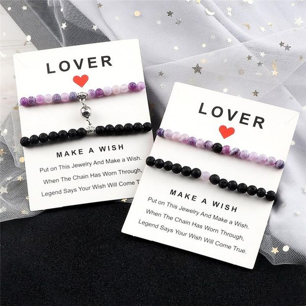 beaded, strands 2pcs/set couples magnetic bracelets natural stone heart round pendant for lovers valentine women/men beaded jewelry friend g, Black
beaded, strands 2pcs/set couples magnetic bracelets natural stone heart round pendant for lovers valentine women/men beaded jewelry friend g, Black