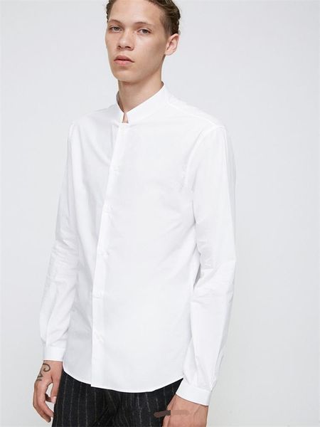 men's casual shirts hair stylist fashion standing collar slim shirt urban youth trend classic white large, White;black
men's casual shirts hair stylist fashion standing collar slim shirt urban youth trend classic white large, White;black