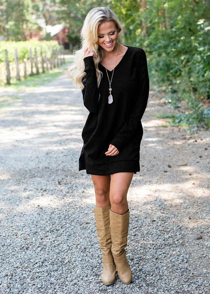 casual dresses 2021 plus size elastic dress winter vestidos autumn women long sleeve ladies loose solid v neck mini spring, Black;gray
casual dresses 2021 plus size elastic dress winter vestidos autumn women long sleeve ladies loose solid v neck mini spring, Black;gray