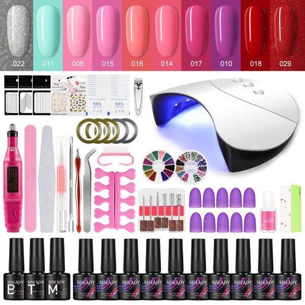 nail art kits sislady semi-permanent uv varnish tools for manicure kit dryer lamp gel polish set
nail art kits sislady semi-permanent uv varnish tools for manicure kit dryer lamp gel polish set