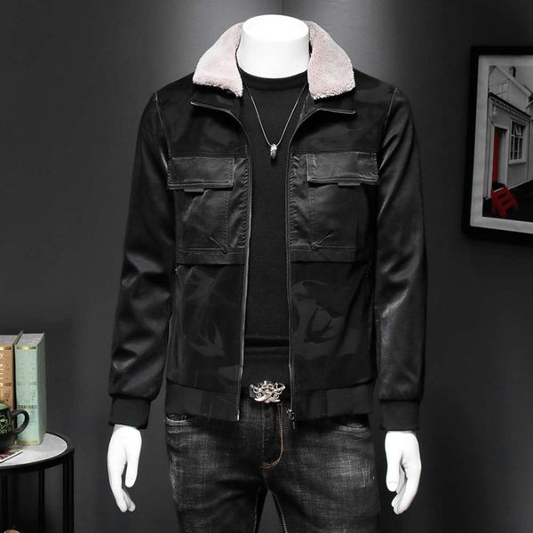 new lamb hair lapel men's one korean fashion winter pu fur casual coat leather jackets for menwinter, Black;brown
new lamb hair lapel men's one korean fashion winter pu fur casual coat leather jackets for menwinter, Black;brown