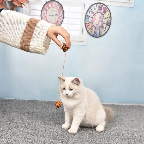 cat toys 2pcs pet rope weave feather toy ball rattan bell sound interactive play woven chew for suit
cat toys 2pcs pet rope weave feather toy ball rattan bell sound interactive play woven chew for suit