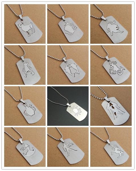 pendant necklaces 12pcs stainless steel libra pisces aries taurus cancer leo virgo detachable all 12 horoscope constellations, Silver
pendant necklaces 12pcs stainless steel libra pisces aries taurus cancer leo virgo detachable all 12 horoscope constellations, Silver