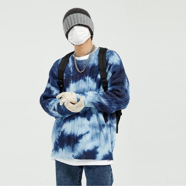 men's sweaters gtdom men korean style tie dye pullover o-neck long sleeve oversize fashion 2021 spring hip hop, White;black
men's sweaters gtdom men korean style tie dye pullover o-neck long sleeve oversize fashion 2021 spring hip hop, White;black