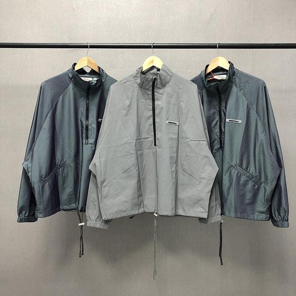 men's jackets high street brand fg jacket denim clothing windbreaker women's, Black;brown
men's jackets high street brand fg jacket denim clothing windbreaker women's, Black;brown