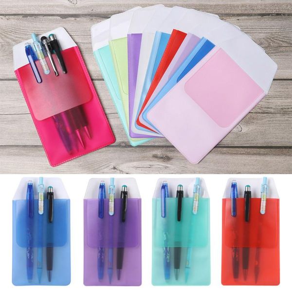 pencil bags 10pcs colorful pvc pocket protector leak-proof pen pouch doctors nurses bag for leaks office supplies
pencil bags 10pcs colorful pvc pocket protector leak-proof pen pouch doctors nurses bag for leaks office supplies