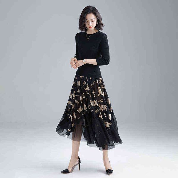 casual dresses early autumn ice silk round neck pullover knitted 2022 korean fashion slim fit mh women's bottomed skirt, Black;gray
casual dresses early autumn ice silk round neck pullover knitted 2022 korean fashion slim fit mh women's bottomed skirt, Black;gray
