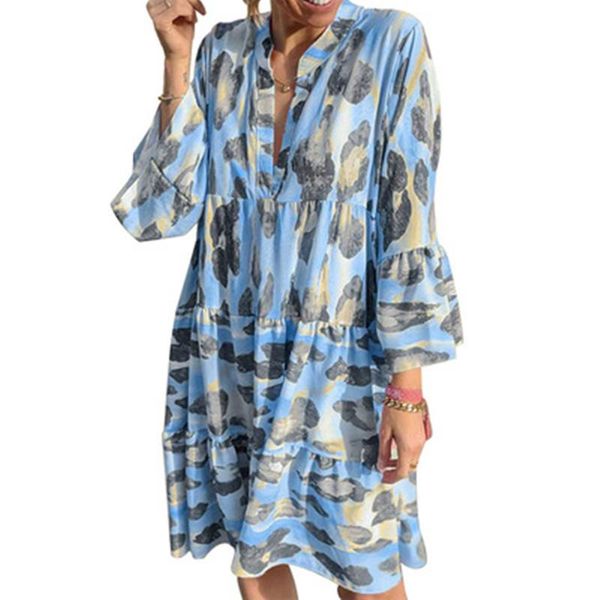 casual dresses spring and autumn women dress 2021 vintage temperament floral print stand collar long sleeve ruffled loose short xf264, Black;gray
casual dresses spring and autumn women dress 2021 vintage temperament floral print stand collar long sleeve ruffled loose short xf264, Black;gray