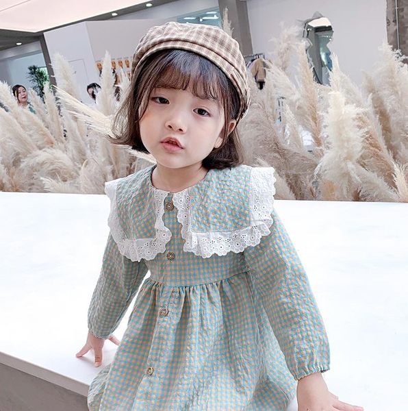 girl's dresses girls for kids long sleeve deer lattice print dress year costume princess spring clothes, Red;yellow 
girl's dresses girls for kids long sleeve deer lattice print dress year costume princess spring clothes, Red;yellow