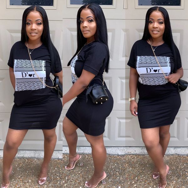 2021 fashion designer dress women long pullover t-shirt skirt summer round neck women casual short sleeve dresses clothes jh 181, White
2021 fashion designer dress women long pullover t-shirt skirt summer round neck women casual short sleeve dresses clothes jh 181, White
