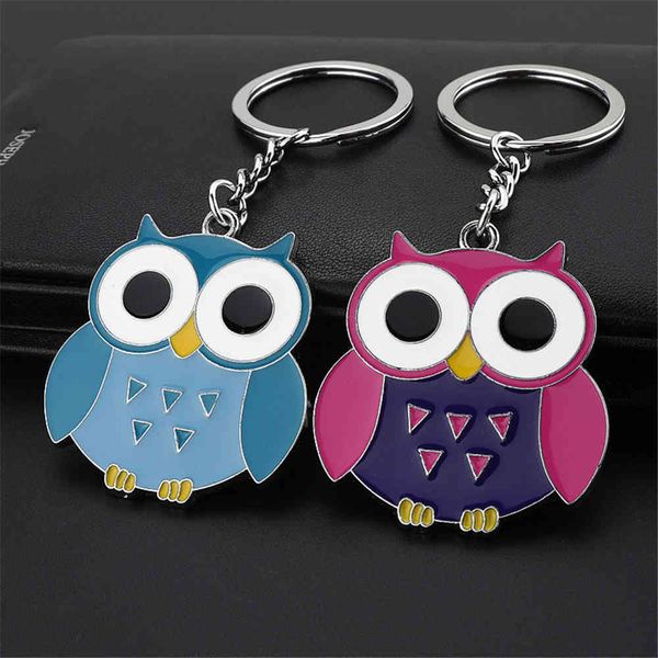 new creative owl keychains cartoon key chain gift backpack pendant keyholder accessories, Silver
new creative owl keychains cartoon key chain gift backpack pendant keyholder accessories, Silver