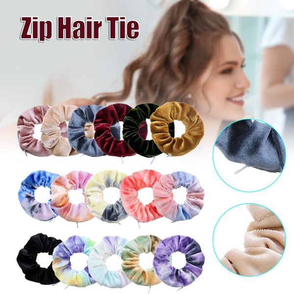 hair clips 2021 tie-dye velvet scrunchies with invisible pocket zipper design 9/16pcs women's accessory
hair clips 2021 tie-dye velvet scrunchies with invisible pocket zipper design 9/16pcs women's accessory
