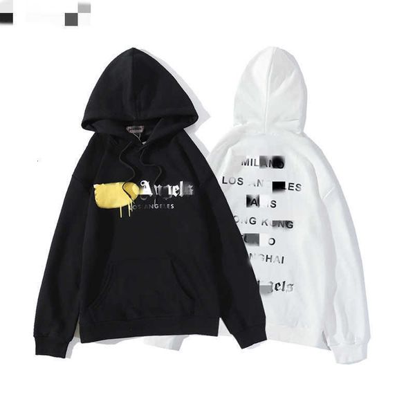 yellow spray letters, hoodies, high streets, sluggish loose hooded men and women's sweater., Black
yellow spray letters, hoodies, high streets, sluggish loose hooded men and women's sweater., Black