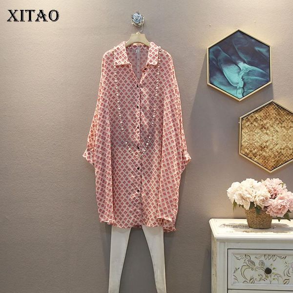 women's blouses & shirts xitao print pattern blouse fashion women 2021 summer elegant single breast small fresh casual style loose shir, White
women's blouses & shirts xitao print pattern blouse fashion women 2021 summer elegant single breast small fresh casual style loose shir, White