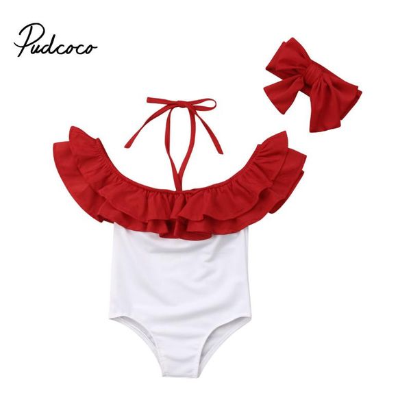 2021 children swimwear for girls baby red swimsuit kids costume one piece with headband biquini infantil bathing clothes female, Black
2021 children swimwear for girls baby red swimsuit kids costume one piece with headband biquini infantil bathing clothes female, Black