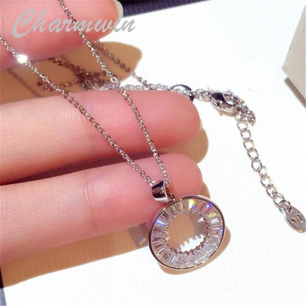 pendant necklaces charmwin fashion short for women super flashing rhinestone round clavicle necklace, Silver
pendant necklaces charmwin fashion short for women super flashing rhinestone round clavicle necklace, Silver