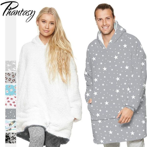 women's hoodies & sweatshirts phantasy women men blankets fleece winter warm hooded sweatshirt hoodie family tv casual pullover tracksu, Black
women's hoodies & sweatshirts phantasy women men blankets fleece winter warm hooded sweatshirt hoodie family tv casual pullover tracksu, Black