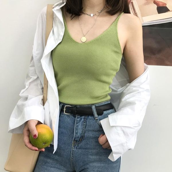 women's vests spring and summer wear retro sling bottom sleeveless jacket knitted vest with thai in, Black;white
women's vests spring and summer wear retro sling bottom sleeveless jacket knitted vest with thai in, Black;white