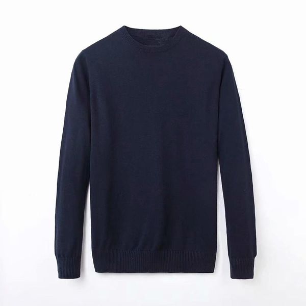 men's sweaters autumn pullover fashion casual solid color embroidery knitted sweater slim round neck men brand clothing, White;black
men's sweaters autumn pullover fashion casual solid color embroidery knitted sweater slim round neck men brand clothing, White;black