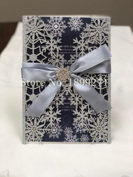 greeting cards 1pcs sale snow design silver glitter modern laser cut wedding party invitations with ribbon envelope
greeting cards 1pcs sale snow design silver glitter modern laser cut wedding party invitations with ribbon envelope