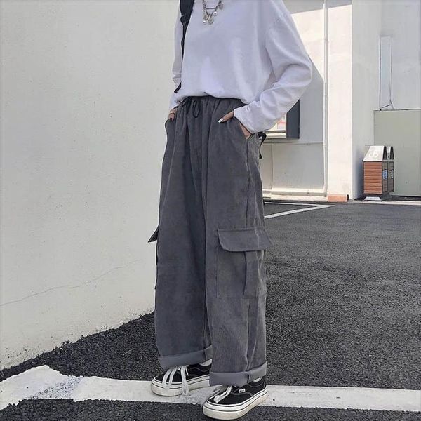 corduroy men spring autumn style women capris korean retro pocket overalls loose bf wide leg casual trend hip hop, Black;white
corduroy men spring autumn style women capris korean retro pocket overalls loose bf wide leg casual trend hip hop, Black;white