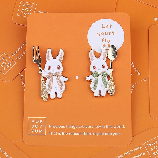 cute fork spoon girl heart pink rabbit brooch badge coat hat sweater bag decoration, Gray
cute fork spoon girl heart pink rabbit brooch badge coat hat sweater bag decoration, Gray