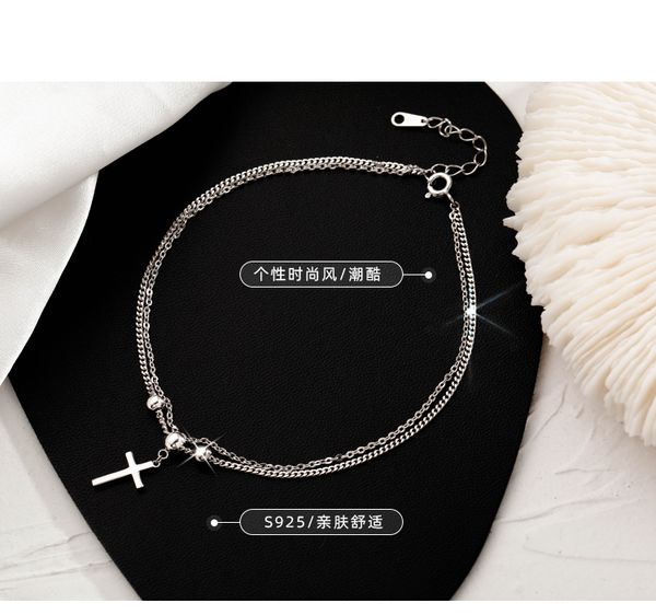 anklets female silver cross web celebrity anklets female tide anklets children one silver chains on the new 2020, Red;blue
anklets female silver cross web celebrity anklets female tide anklets children one silver chains on the new 2020, Red;blue