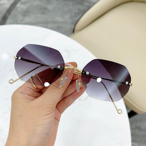 sunglasses hervi punk style rectangle rimless man octagonal small frame metal glasses for women frameless uv400 drop, White;black
sunglasses hervi punk style rectangle rimless man octagonal small frame metal glasses for women frameless uv400 drop, White;black