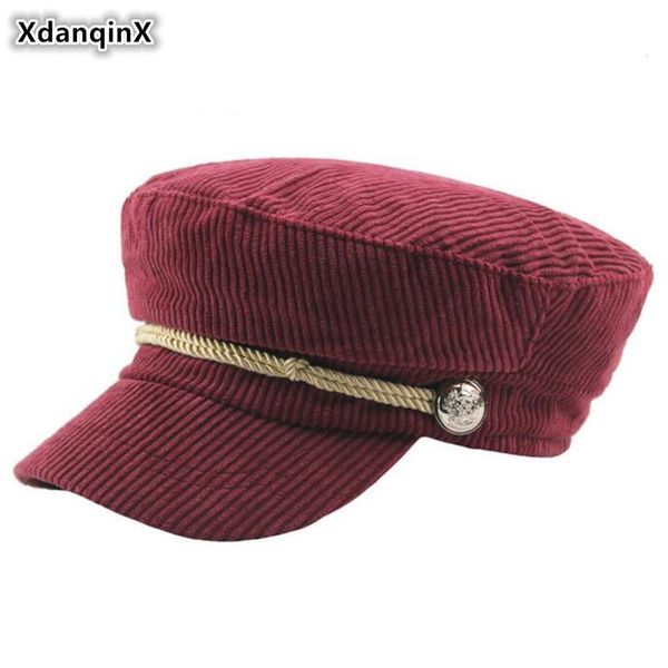 berets xdanqinx elegant ladies flat cap corduroy solid army military hat simple fashion women's tongue caps student sports snapback, Blue;gray
berets xdanqinx elegant ladies flat cap corduroy solid army military hat simple fashion women's tongue caps student sports snapback, Blue;gray