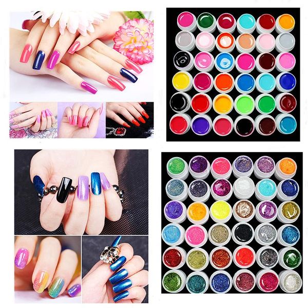 nail gel 36colors set glitter acrylic powder uv polish soak off potherapy colorful art supplies, Red;pink
nail gel 36colors set glitter acrylic powder uv polish soak off potherapy colorful art supplies, Red;pink
