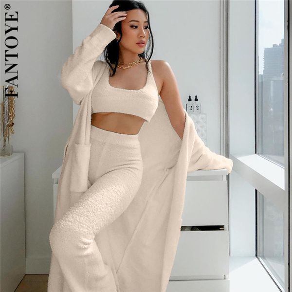 2021 new autumn plush lace-up long cardigan women casual solid nightgown with belt bathrobe fashion loose home service coat gvlo, Gray
2021 new autumn plush lace-up long cardigan women casual solid nightgown with belt bathrobe fashion loose home service coat gvlo, Gray
