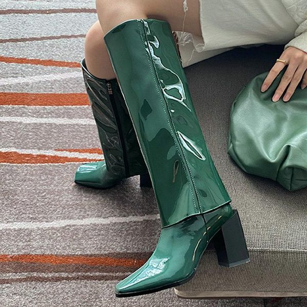 boots high heels ladies genuine leather women knee-high autumn winter party wedding shoes woman black red green
boots high heels ladies genuine leather women knee-high autumn winter party wedding shoes woman black red green