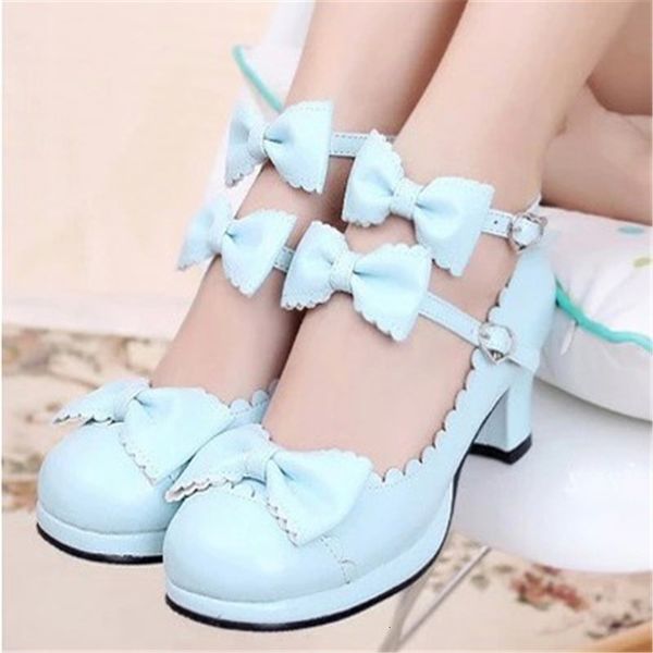high heels six in sweet bowknot kawaii girls tea nice japanese party anime lolita buckle harujuku woman cosplay women's shoes f6i5, Black
high heels six in sweet bowknot kawaii girls tea nice japanese party anime lolita buckle harujuku woman cosplay women's shoes f6i5, Black