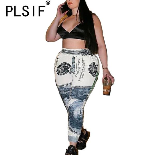 women's pants & capris 2021 design dollar print fashion tight pencil high waist big size long club trendy trousers, Black;white
women's pants & capris 2021 design dollar print fashion tight pencil high waist big size long club trendy trousers, Black;white