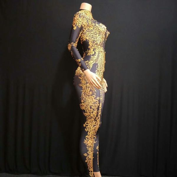 women golden rhinestone jumpsuit performance outfit female singer legging nude big crystal costume dance bodysuit overalls, Black;red
women golden rhinestone jumpsuit performance outfit female singer legging nude big crystal costume dance bodysuit overalls, Black;red