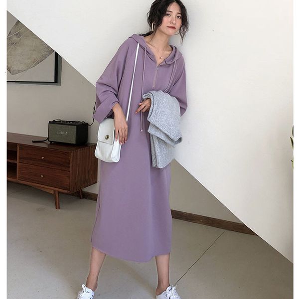 winter autumn in hoodie ladies'nightgown celmia 2021 fashion long sleeve dresses of solid cotton hooded zipper tu81, Black;gray
winter autumn in hoodie ladies'nightgown celmia 2021 fashion long sleeve dresses of solid cotton hooded zipper tu81, Black;gray