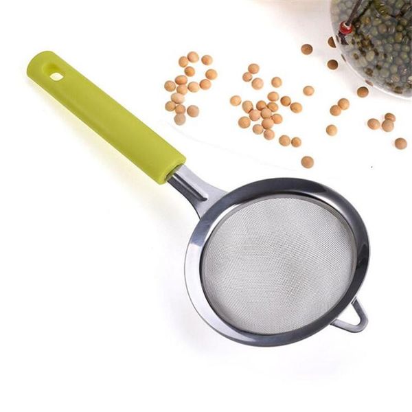 multifunctional stainless steel green kitchen soy milk filter hand-held flour sieve oil egg kitchen tools
multifunctional stainless steel green kitchen soy milk filter hand-held flour sieve oil egg kitchen tools