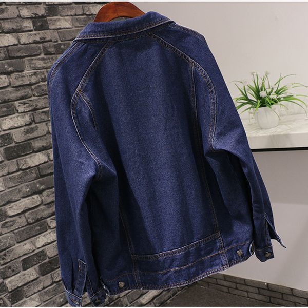 autumn vintage short jeans women 2021 harajuku big size blue denim jacket female long sleeve casual ladies coats zfez, Black;brown
autumn vintage short jeans women 2021 harajuku big size blue denim jacket female long sleeve casual ladies coats zfez, Black;brown