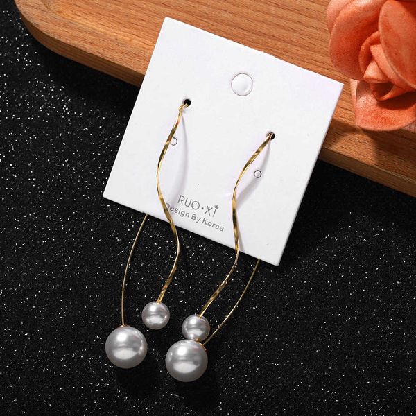 korean simple creative personality pearl new fashion net red street party earrings girl, Silver
korean simple creative personality pearl new fashion net red street party earrings girl, Silver